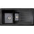 REGINOX zlew RL401CB czarny