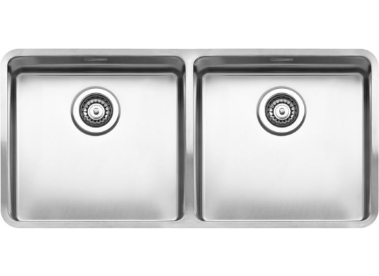 Zlew REGINOX OHIO 40X40 + 40X40 stal INOX MAT (R16596)