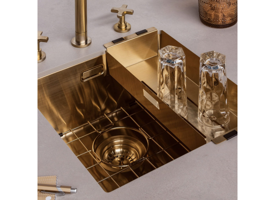Odsączarka stalowa REGINOX do zlewu MIAMI 40/50 COPPER (miedź szczotkowana) (R30554)