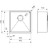 Zlew REGINOX FLORIDA 40X40 stal INOX POLER (R26274)