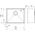 Zlew REGINOX FLORIDA 50X40 stal INOX POLER (R26281)