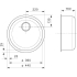 Zlew REGINOX L18 390 OKG stal INOX POLER (R00755)