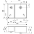 __WYSYŁKA 24H*__ | Zlew REGINOX NEW YORK 18X40 + 34X40 stal INOX POLER (R27844)