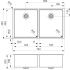 __WYSYŁKA 24H*__ | Zlew REGINOX NEW YORK 34X40 + 34X40 stal INOX POLER (R28223)