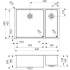 Zlew REGINOX NEW YORK 40X40 + 18X40 stal INOX POLER (R27813)