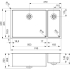 Zlew REGINOX NEW YORK 50X40 + 18X40 stal INOX POLER (R27837)