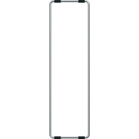 Ramka do wkładek stalowych SCHOCK 629727 GASTRONORM GN 2/8 do TIA (126 x 438 x 5 mm)