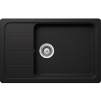 Zlew SCHOCK FORMHAUS D-100LS NERO (Cristalite) *** zamów wycięcie otworów GRATIS ***