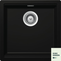 Zlew SCHOCK KIRUNA N-100 NIGHT (Cristadur) | linia STUDIO