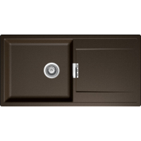 Zlew SCHOCK MONO D-100L-FB BRONZE (na równi z blatem) (Cristadur) | linia STUDIO *** zamów wycięcie otworów GRATIS ***