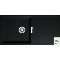 Zlew SCHOCK MONO D-100L NIGHT (Cristadur) | linia STUDIO *** zamów wycięcie otworów GRATIS ***