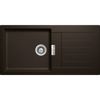 Zlew SCHOCK SIGNUS D-100L-FB BRONZE (na równi z blatem) (Cristadur) | linia STUDIO *** zamów wycięcie otworów GRATIS ***