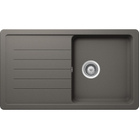 Zlew SCHOCK TOLEDO D-100 SILVERSTONE (Cristadur) *** zamów wycięcie otworów GRATIS ***