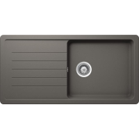 Zlew SCHOCK TOLEDO D-100L SILVERSTONE (Cristadur) *** zamów wycięcie otworów GRATIS ***