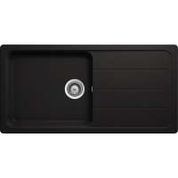 Zlew SCHOCK FORMHAUS D-100L NERO (Cristalite) *** zamów wycięcie otworów GRATIS ***