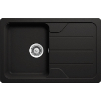 Zlew SCHOCK FORMHAUS D-100S NERO (Cristalite) *** zamów wycięcie otworów GRATIS ***