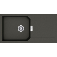 Zlew SCHOCK MANHATTAN D-100L ASPHALT (Cristalite) *** zamów wycięcie otworów GRATIS ***