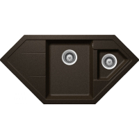 Zlew SCHOCK SIGNUS C-150 BRONZE (Cristadur) *** zamów wycięcie otworów GRATIS ***