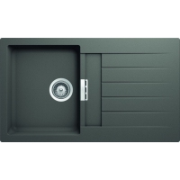 Zlew SCHOCK SIGNUS D-100 SILVERSTONE (Cristadur) *** zamów wycięcie otworów GRATIS ***