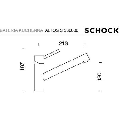 Bateria SCHOCK ALTOS S 530000 PURO (czarny mat) (Cristadur)