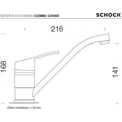 Bateria SCHOCK COSMO 525001 CHR chrom