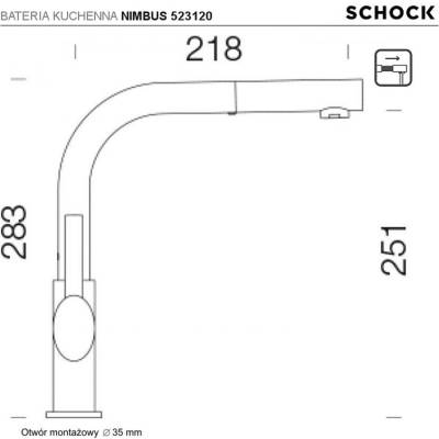 Bateria SCHOCK NIMBUS 523120 CHR chrom