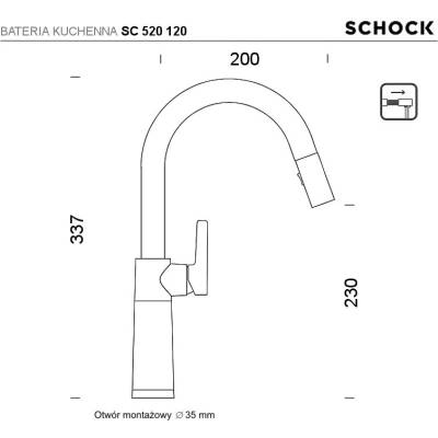 Bateria SCHOCK SC 520120 NERO (Cristalite+)