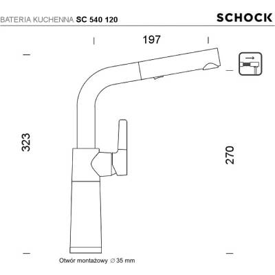 Bateria SCHOCK SC 540120 NERO (Cristalite+)