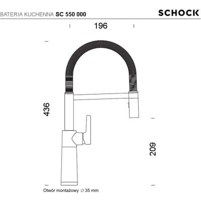 Bateria SCHOCK SC 550000 ROUGE (Cristadur)