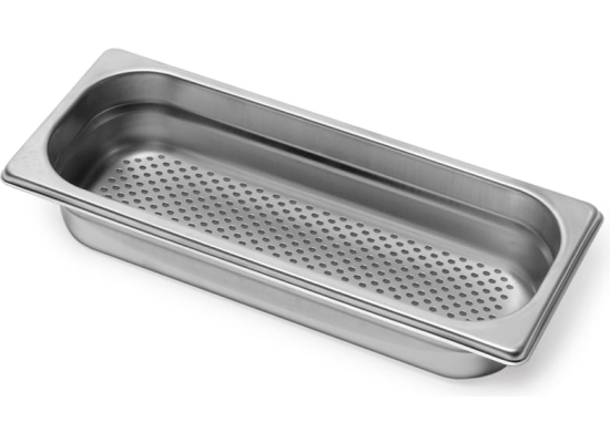 Wkładka-odsączarka stalowa SCHOCK 629060 GASTRONORM GN 2/8 (325x32x65 mm)