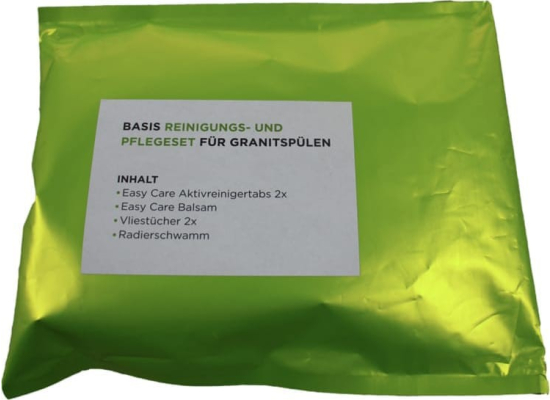 Zestaw SCHOCK 629093 EASYCARE do czyszczenia i pielęgnacji zlewów (2 tabletki + balsam + gąbka + ściereczka)
