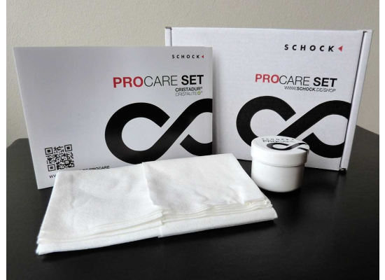 Zestaw SCHOCK 629099 PROCARE do renowacji powierzchni Cristadur (pasta polerska + ściereczki flizelinowe)