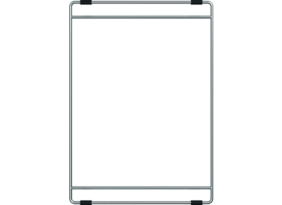 Ramka do wkładek stalowych SCHOCK 629146 GASTRONORM GN 2/3 (316 x 394 x 5 mm)