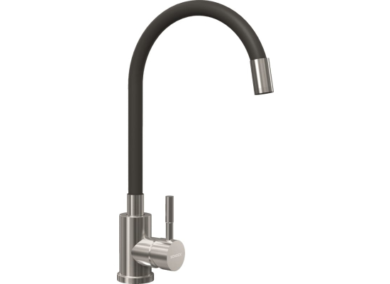 Bateria SCHOCK FLORA 509000 SZARY + stal szczotkowana INOX