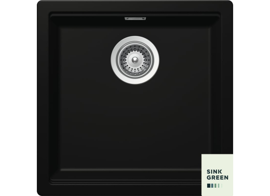 Zlew SCHOCK KIRUNA N-100 NIGHT (Cristadur) | linia STUDIO