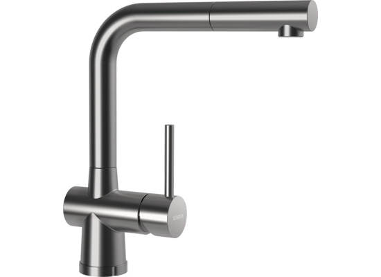Bateria SCHOCK LAIOS W 517125 EDM stal szczotkowana INOX (podokienna) | linia STUDIO