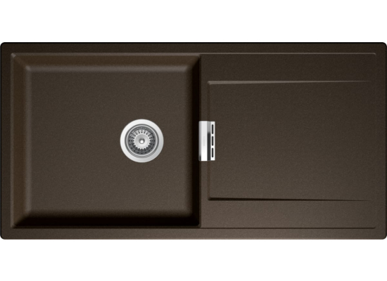 Zlew SCHOCK MONO D-100L-FB BRONZE (na równi z blatem) (Cristadur) | linia STUDIO *** zamów wycięcie otworów GRATIS ***