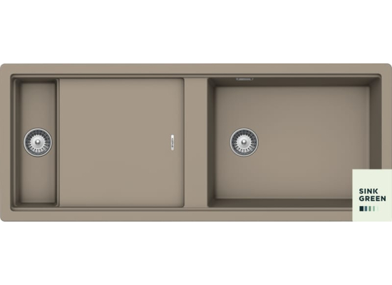 Zlew SCHOCK PREPSTATION D-150-U TWILIGHT (podwieszany pod blat) (Cristadur) | linia STUDIO
