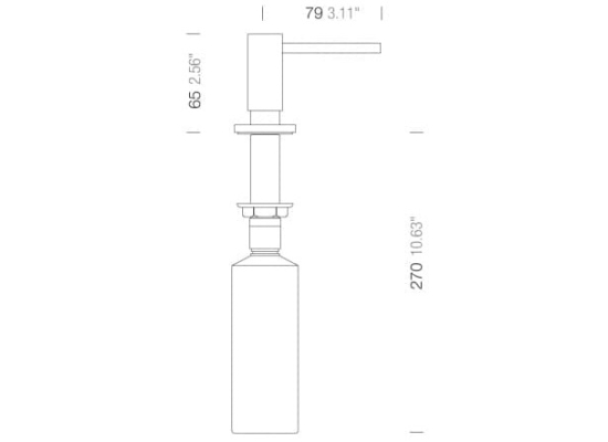 Dozownik SCHOCK SAMO 629169 EDM stal szczotkowana INOX