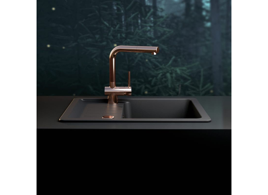 Zlew SCHOCK TOLEDO D-100XS BRONZE (Cristadur) | linia STUDIO *** zamów wycięcie otworów GRATIS ***