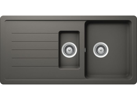 Zlew SCHOCK TOLEDO D-150 SILVERSTONE (Cristadur) *** zamów wycięcie otworów GRATIS ***