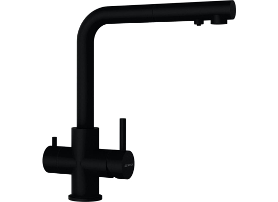 Bateria SCHOCK VITUS 560120 PURO (czarny mat) z wyciąganą wylewką