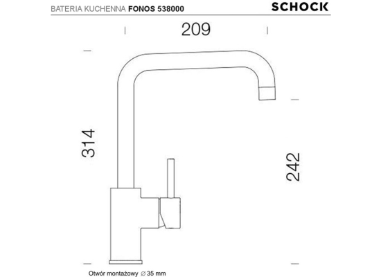 Bateria SCHOCK FONOS 538000 MOONSTONE (Cristalite+)