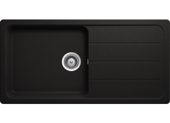Zlew SCHOCK FORMHAUS D-100L NERO (Cristalite) *** zamów wycięcie otworów GRATIS ***