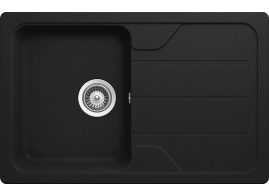 Zlew SCHOCK FORMHAUS D-100S ONYX (Cristalite) *** zamów wycięcie otworów GRATIS ***