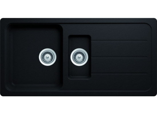 Zlew SCHOCK FORMHAUS D-150L NERO (Cristalite) *** zamów wycięcie otworów GRATIS ***