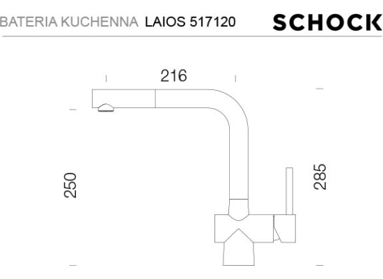 Bateria SCHOCK LAIOS 517120 SILVERSTONE (Cristadur)