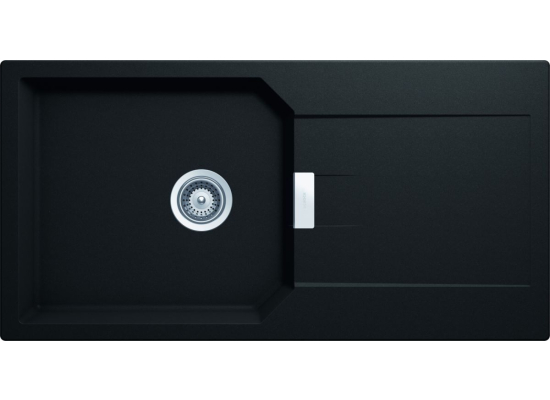 Zlew SCHOCK MANHATTAN D-100L NERO (Cristalite) *** zamów wycięcie otworów GRATIS ***