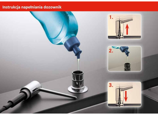 Dozownik SCHOCK SAMO 629169 EDM stal szczotkowana INOX