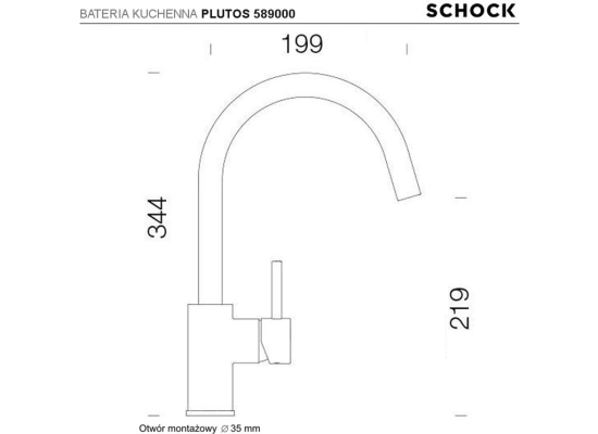 Bateria SCHOCK PLUTOS 589000 ASPHALT (Cristalite)